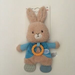 NEW Peter Rabbit Sensory Bunny Blanky Crinkle Toy Teether Blue | Peter Rabbit